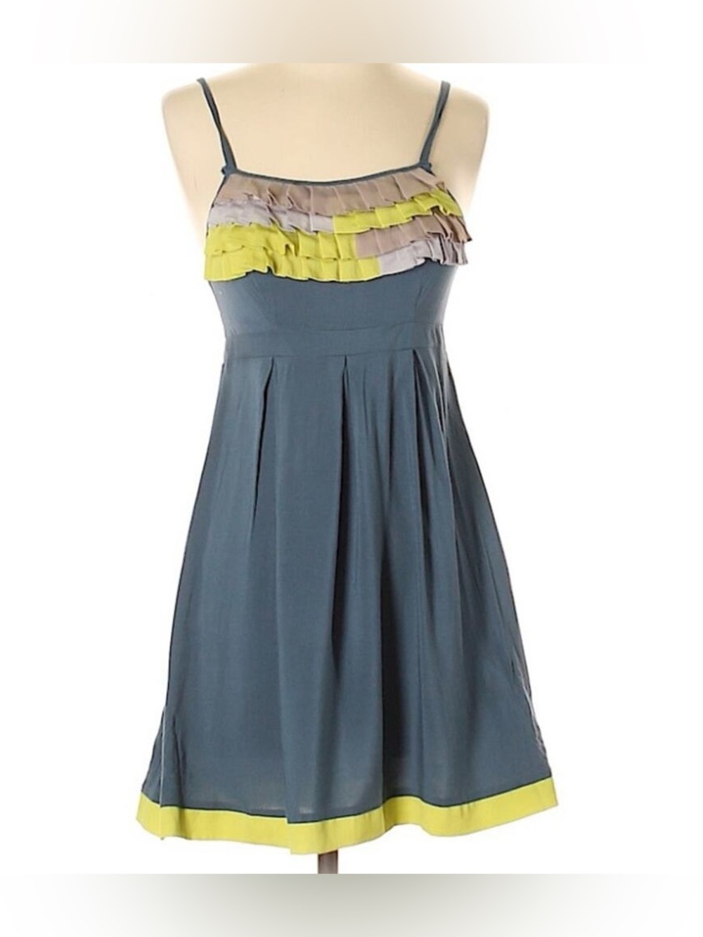 Urban Outfitters Kimchi Blue 2010s Ruffle Detail Mini Dress Spring Summer